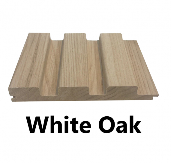 3 Grid Slat Panel (White Oak)