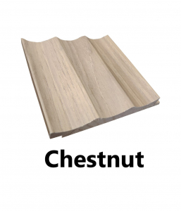 3 Wave Slat Panel (Chestnut)
