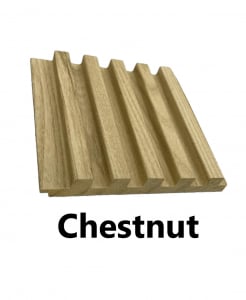 5 Grid Slat Panel (Chestnut)
