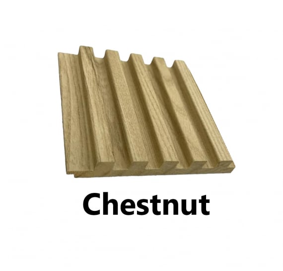 5 Grid Slat Panel (Chestnut)