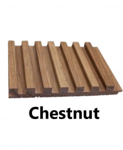 7 Grid Slat Panel (Chestnut)