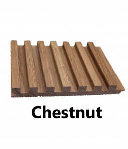 7 Grid Slat Panel (Chestnut)