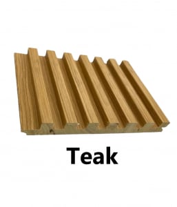 7 Grid Slat Panel (Teak)