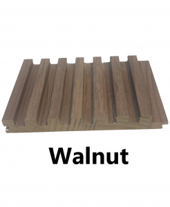 7 Grid Slat Panel (Walnut)