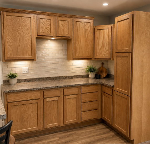 Dawn Oak Kitchen Cabinets