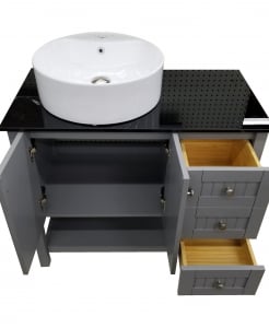 Abner Grey Vanity & Top Combo