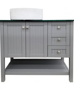 Abner Grey Vanity & Top Combo