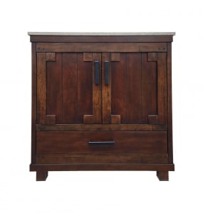 American Walnut Vanity – Closeout