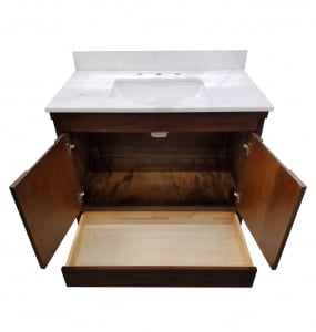 American Walnut Vanity – Closeout