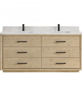 Aquiline Natural Oak Vanity & Top Combo