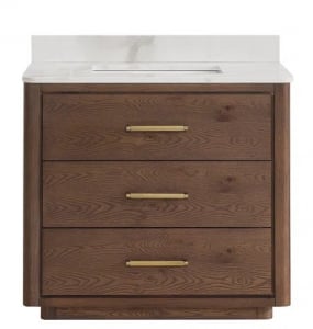 Aquiline Brown Vanity & Top Combo