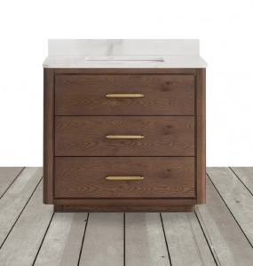 Aquiline Brown Vanity & Top Combo