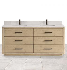 Aquiline Natural Oak Vanity & Top Combo