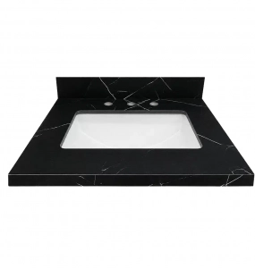 Arctic Night Sintered Stone Vanity Top