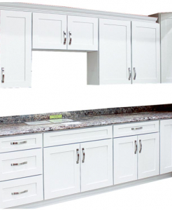 Arctic White Kitchen Cabinets