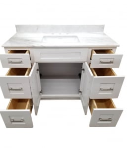 Arctic White Vanity