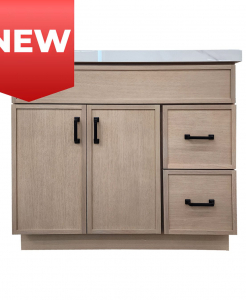 Aria Slim White Oak Vanity