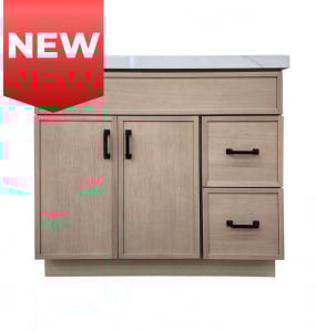 Aria Slim White Oak Vanity
