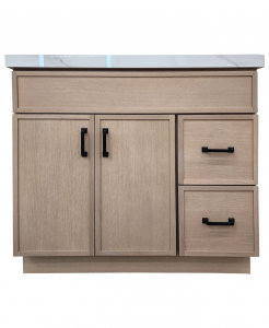 Aria Slim White Oak Vanity
