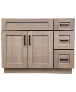Aria White Oak Shaker Vanity