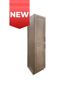 Aria White Oak Shaker Linen Cabinet