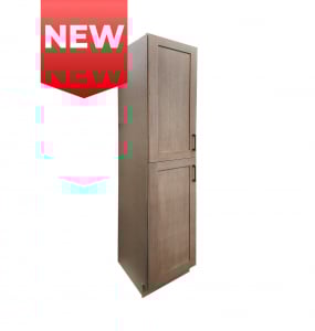 Aria White Oak Shaker Linen Cabinet