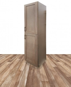 Aria White Oak Shaker Linen Cabinet