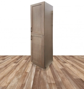 Aria White Oak Shaker Linen Cabinet