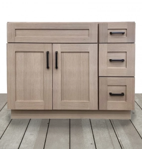 Aria White Oak Shaker Vanity
