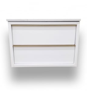 Artesia White Wall Hung Vanity & Top – Closeout