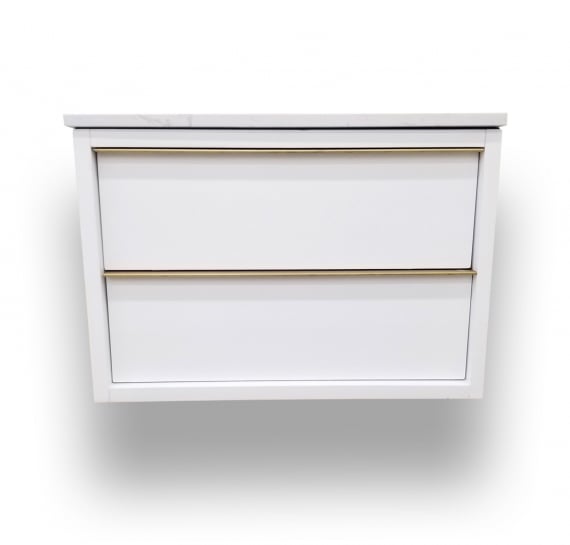 Artesia White Wall Hung Vanity & Top – Closeout