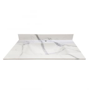 Atlas White Sintered Stone Vanity Top – Closeout