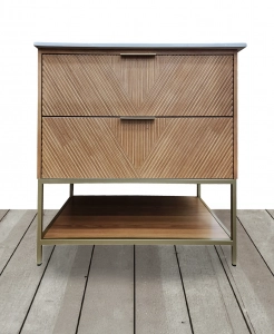 Auric Chevron Vanity