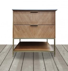 Auric Chevron Vanity