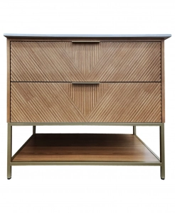 Auric Chevron Vanity