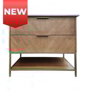 Auric Chevron Vanity