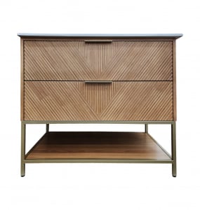 Auric Chevron Vanity