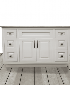 Bania Raised Panel White Vanity