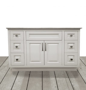 Bania Raised Panel White Vanity