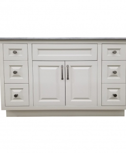 Bania Raised Panel White Vanity