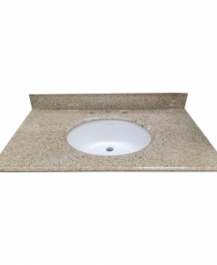 Beige Oval Granite Vanity Top – Closeout