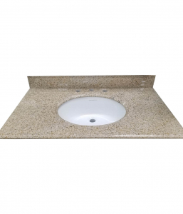 Beige Oval Granite Vanity Top – Closeout