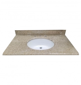 Beige Oval Granite Vanity Top – Closeout