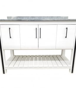 Belfast White Vanity – Closeout