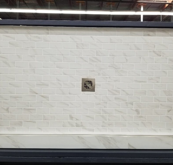 Bianco Carrara Shower Pan