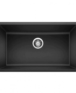 Black Undermount Composite Granite Sink – Single Bowl