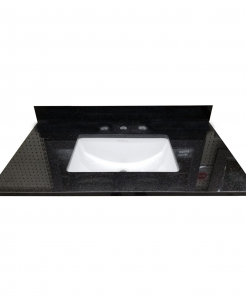 Black Galaxy Granite Vanity Top – Closeout