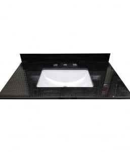 Black Galaxy Granite Vanity Top – Closeout