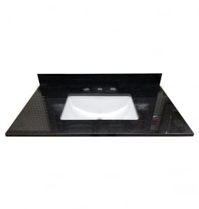 Black Galaxy Granite Vanity Top – Closeout