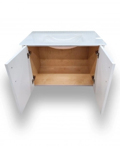 Blanco High Gloss Wall Hung Vanity